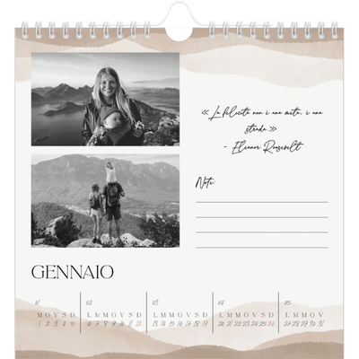 Calendari quadrati — Citazioni [Gennaio]