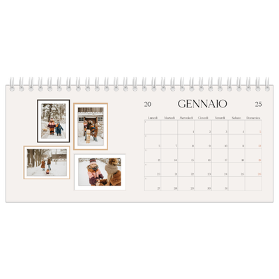 Calendari da tavolo — Galleria fotografica a parete [Gennaio]