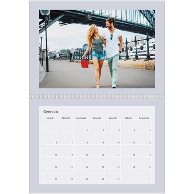 Calendario A4 Doppio — Colora il mio mondo [Gennaio]